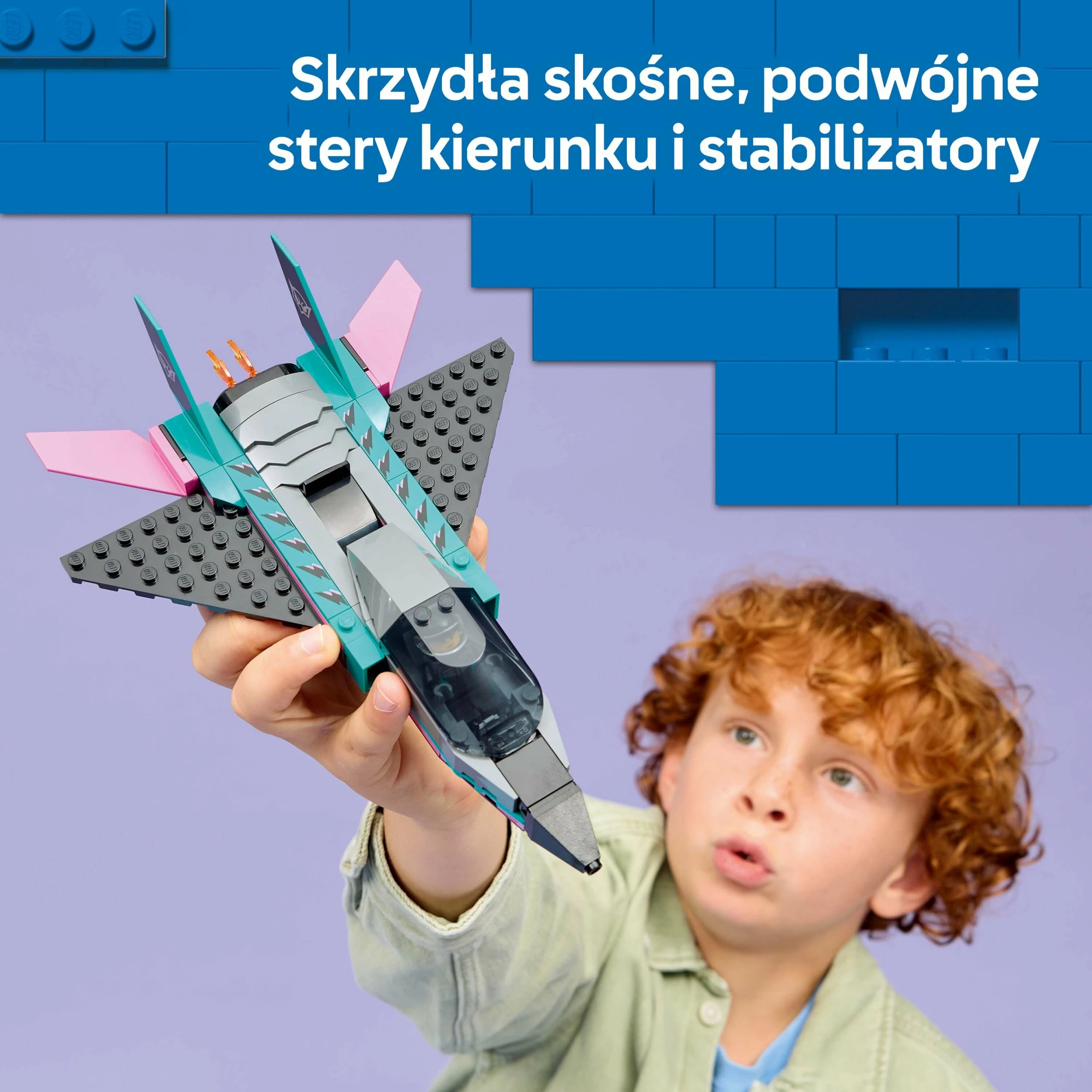 Set LEGO City Jet vs. Car 60489, 259 copë