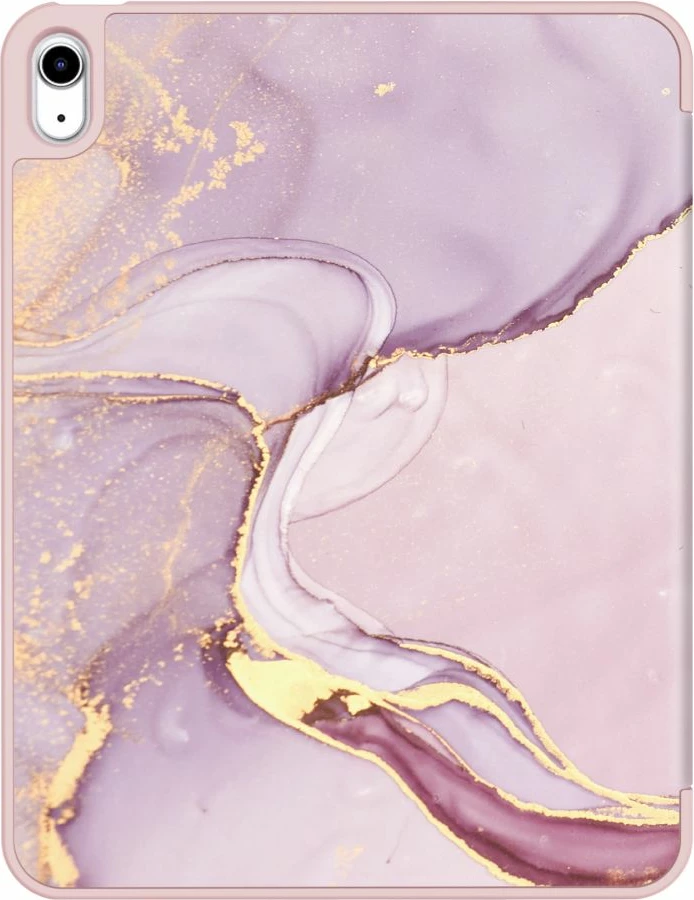 Mbështjellës Tech-Protect SC Pen për iPad 10.9" (2022), silikon, rozë mermer