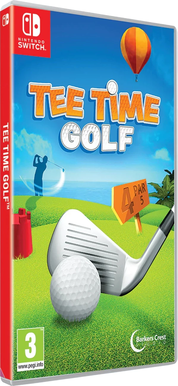 Komplet lojë golfi Maxx Tech Tee Time Golf për Nintendo Switch (CIAB), 2 klube Joy-Con
