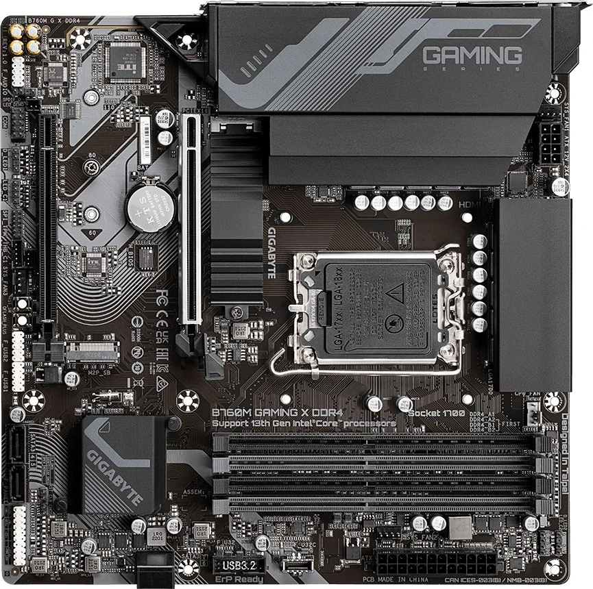 Pllaka amë Gigabyte B760M GAMING X DDR4, micro ATX, LGA 1700