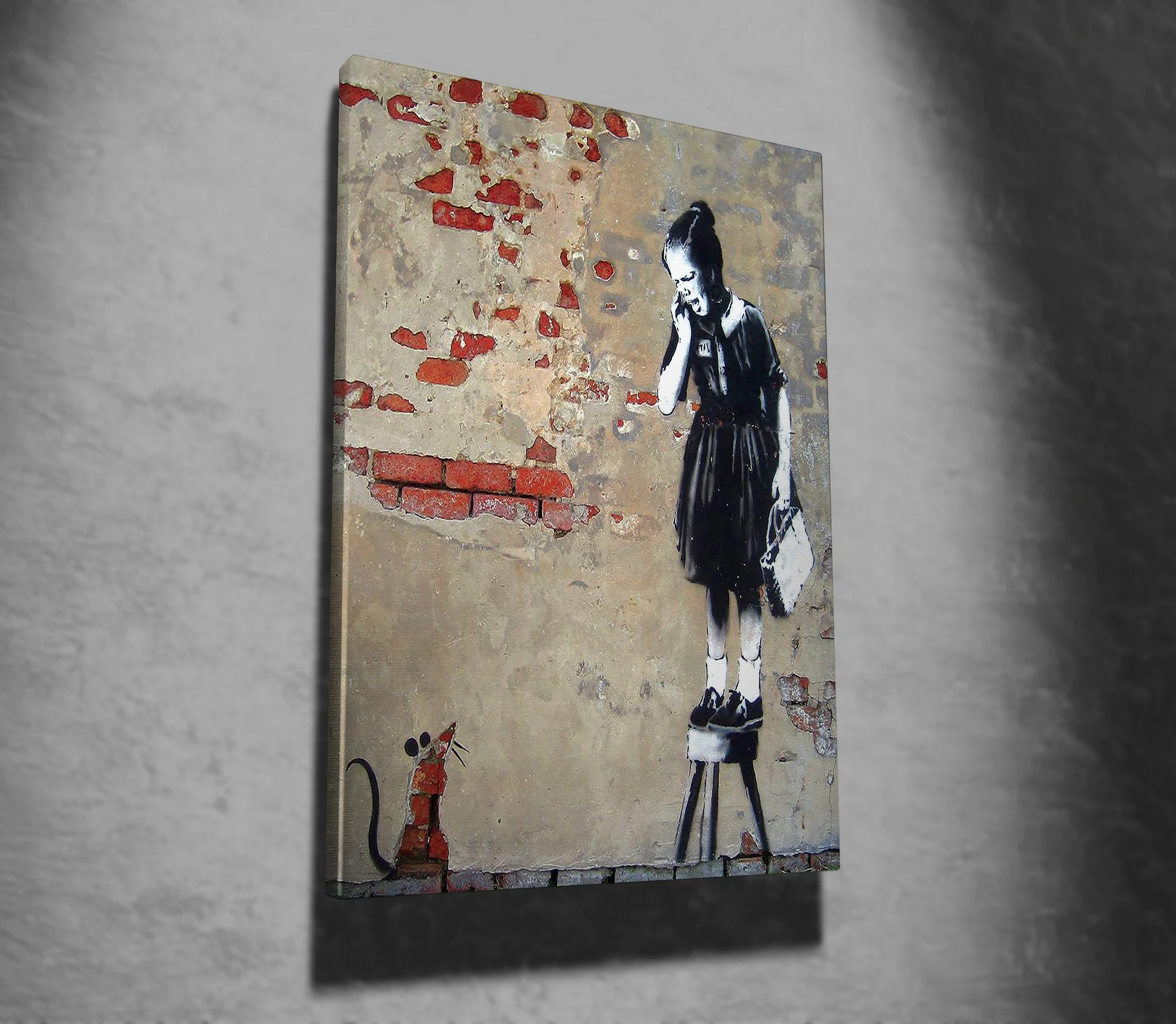Pikturë dekorative në kanavacë, Banksy, shumëngjyrëshe, WY23, 50x70cm