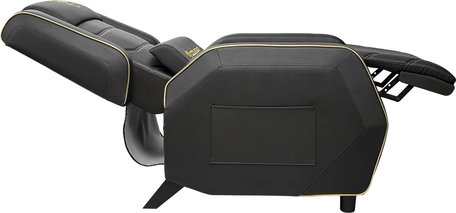 Sofë gaming COUGAR Ranger S Royal, PVC leather, 95-160°, max 160 kg, e zezë/artë