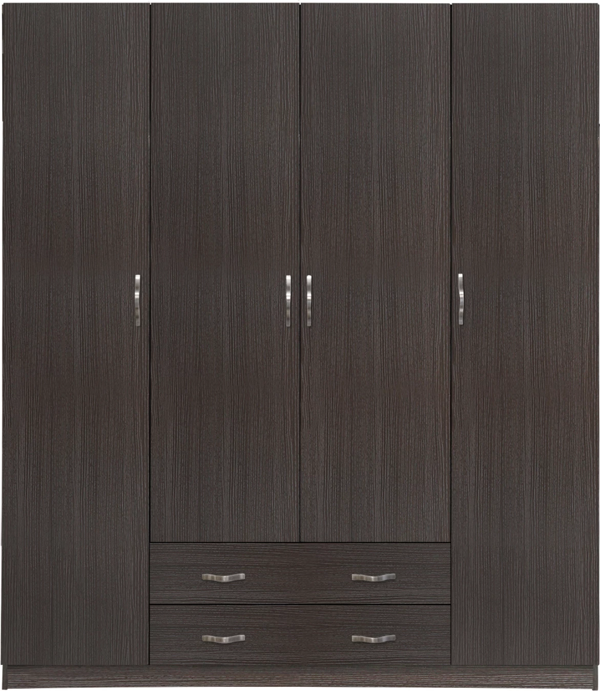 Dollap 4 dyer me 2 sirtarë 200x55.5x180Η FH353.01 Zebrano