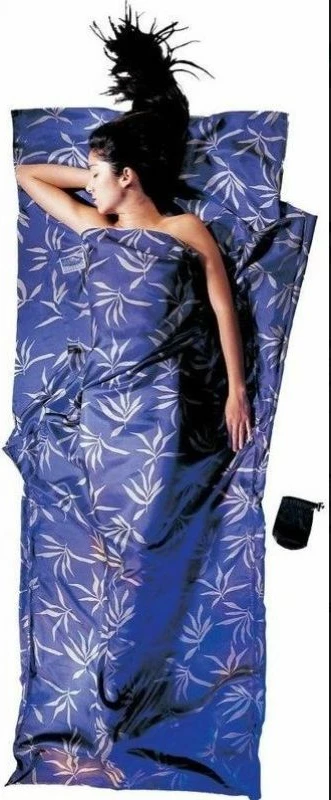 Thes gjumi i brendshëm mëndafshi COCOON TravelSheet, leaves