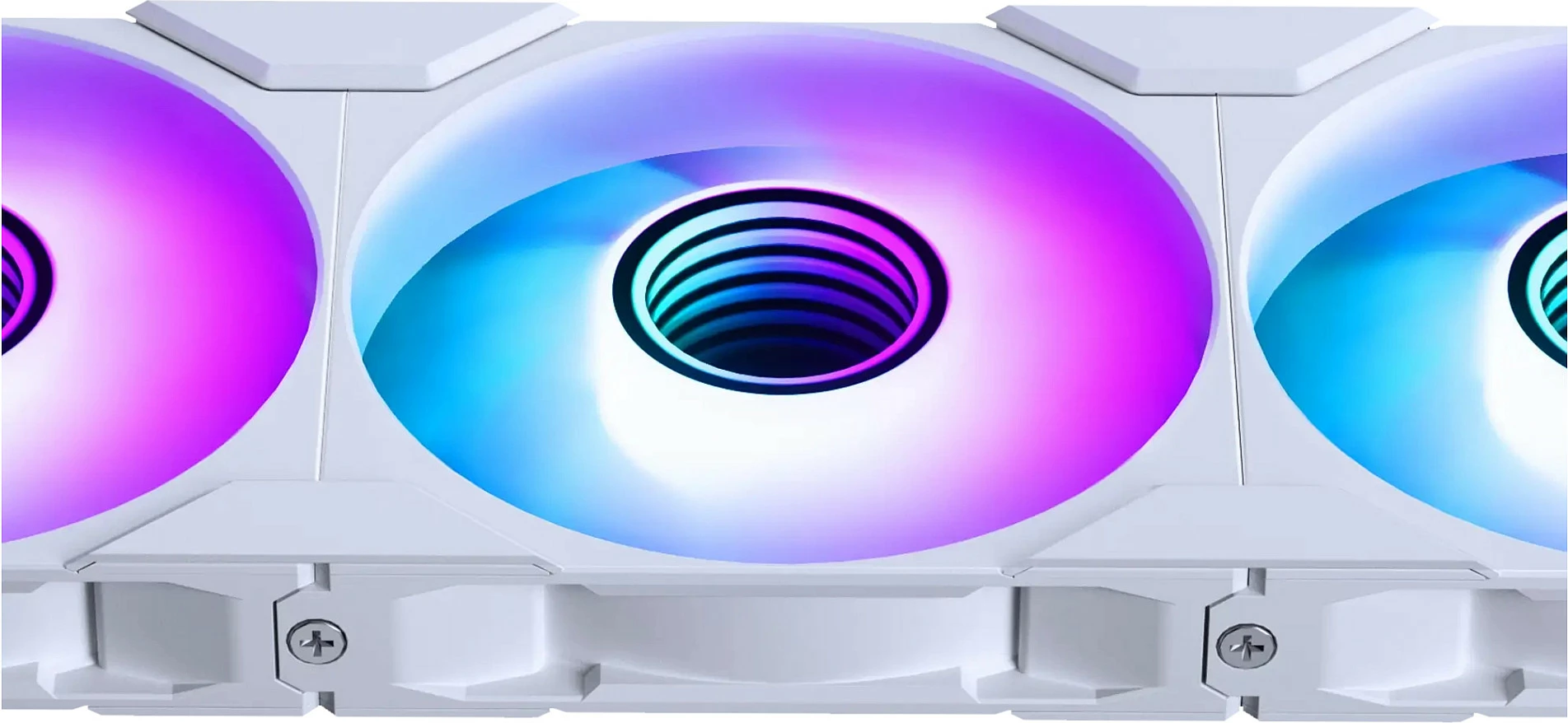 Ventilator për kasë Phanteks M25G2-120 D-RGB, 120mm, paketë 3 copë, i bardhë