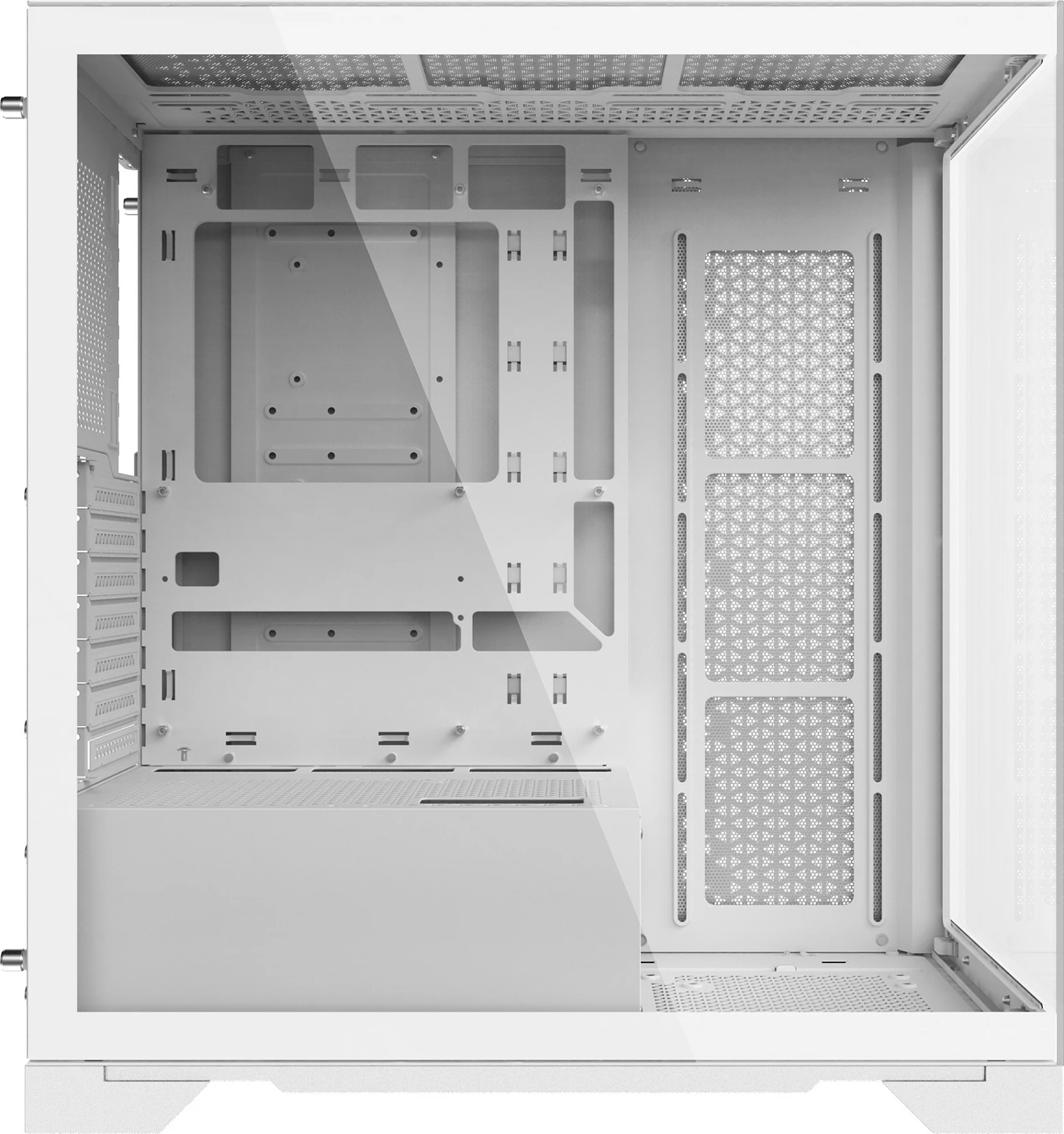 Kasë PC XPG INVADER X WOF, Mid-Tower, ATX/micro ATX/Mini-ITX, Tempered Glass, e bardhë