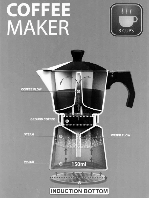 makinë kafeje MAESTRO MR-1667-6, granit