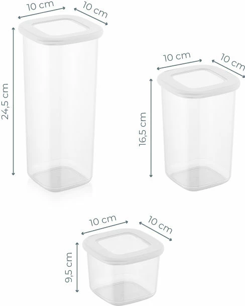 Set kuti plastike për organizim, 24 copë, Hermia, BNMPOLYWS24-51217