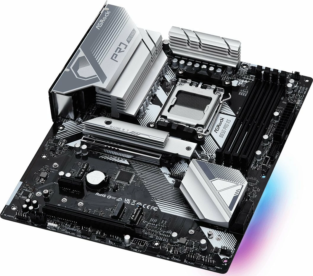 Pllakë amë ASRock B650 PRO RS ATX DDR5 128GB