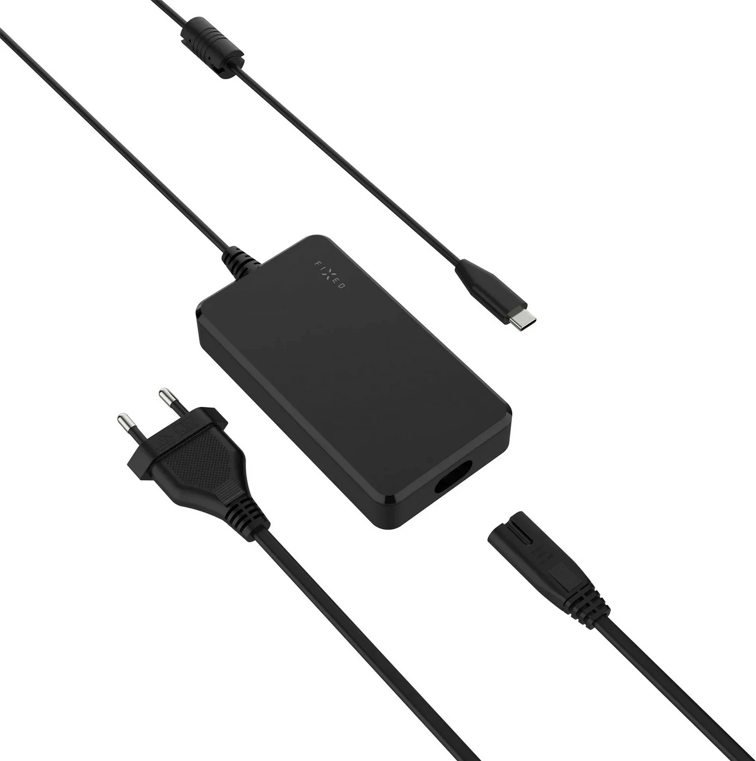 Karikues USB-C Fixed 100W, GaN, PD 3.0, i zi