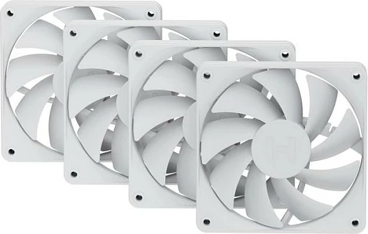 Ventilator për kasë HYTE FA12 120mm, 4 copë, 1500RPM, i bardhë