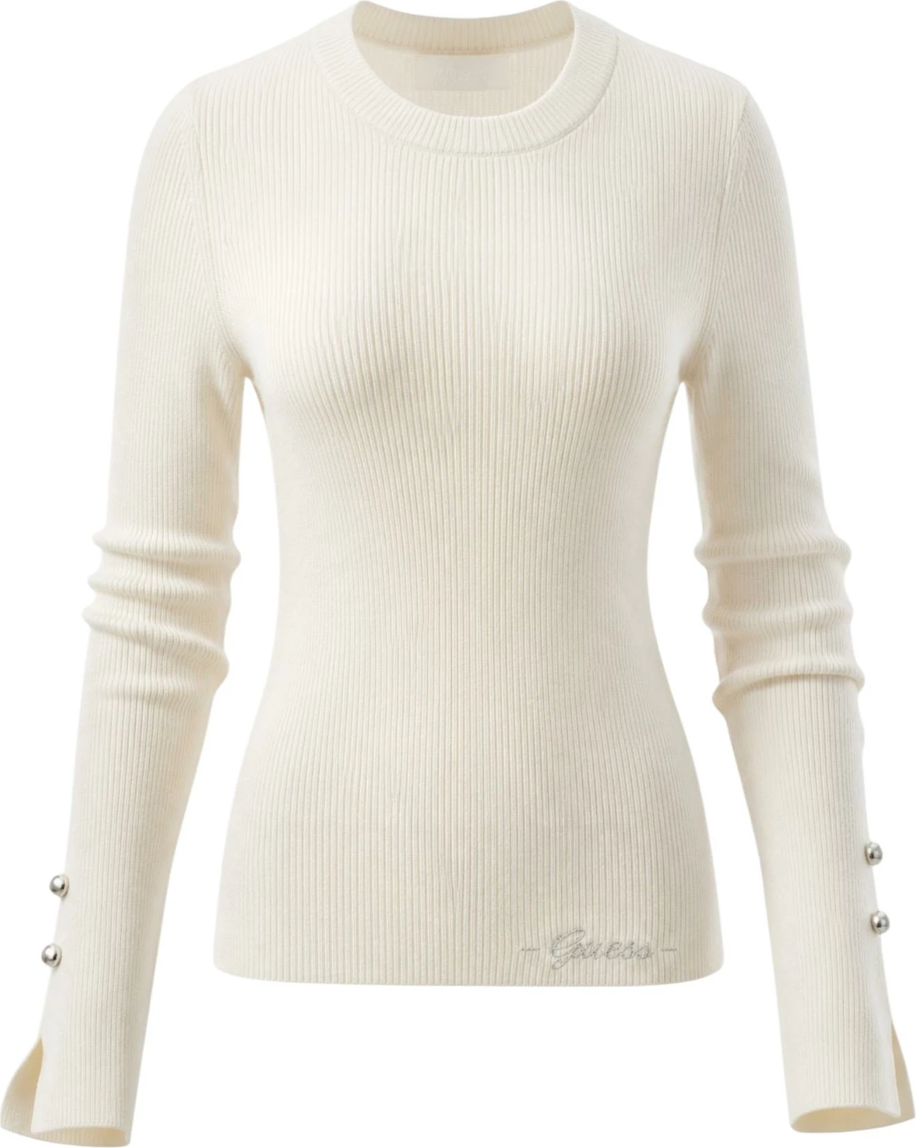 Xhemper për femra Guess Ellie W6YR09 Z0948, fildishi [Madhësia: M]