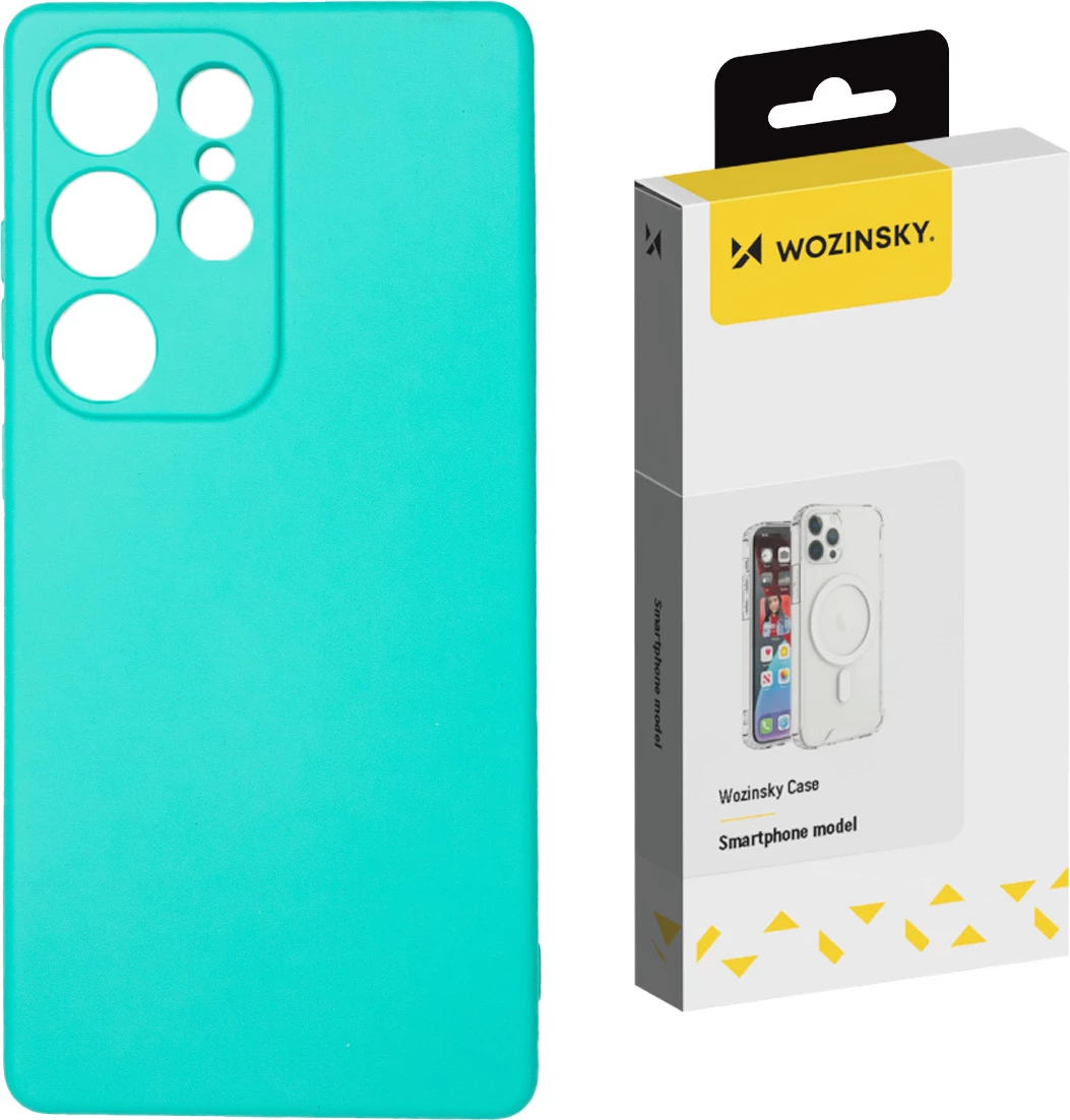 Mbështjellës Wozinsky për Samsung Galaxy S25+, silikon, mint, i gjelbër