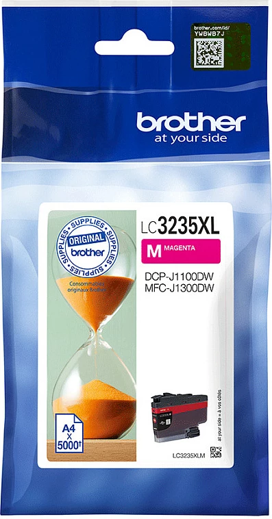 Kartrixhë boje Brother LC3235XLM, XL 5000 faqe, Magenta