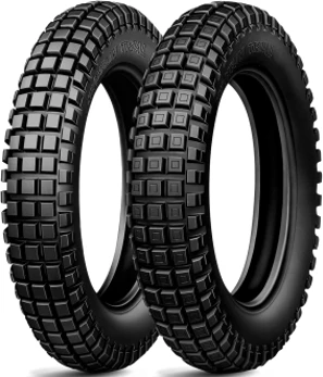 Gomë motoçiklete Michelin Trial Light 80/100-21 51M TT (F) DOT 2023, e zezë