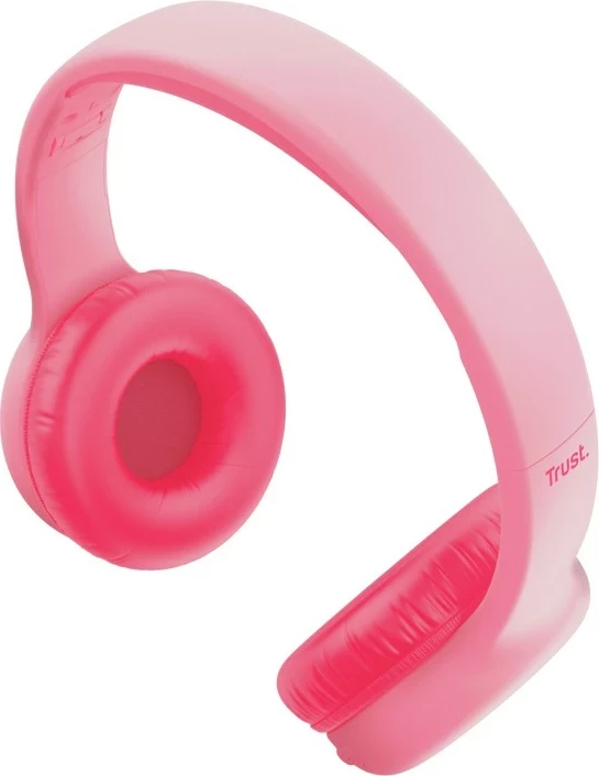 Kufje Trust Nouna, me ose pa kabllo, USB Type-C, Bluetooth, Rozë 3