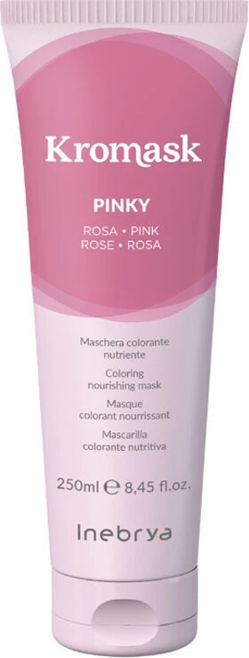 Maskë me ngjyrë për flokë Inebrya Kromask Pinky, 250 ml