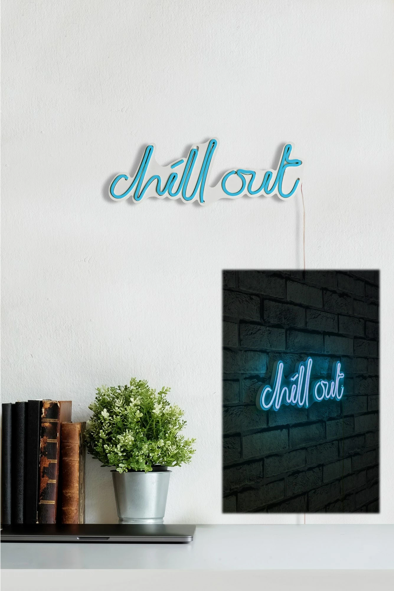 Dritë dekorative LED plastike, Chill Out, ngjyrë kaltër