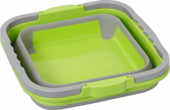 Legen i palosshëm për kamping BRUNNER Cleo Fold-Away, TPE/PP, me doreza të palosshme, blu/gri