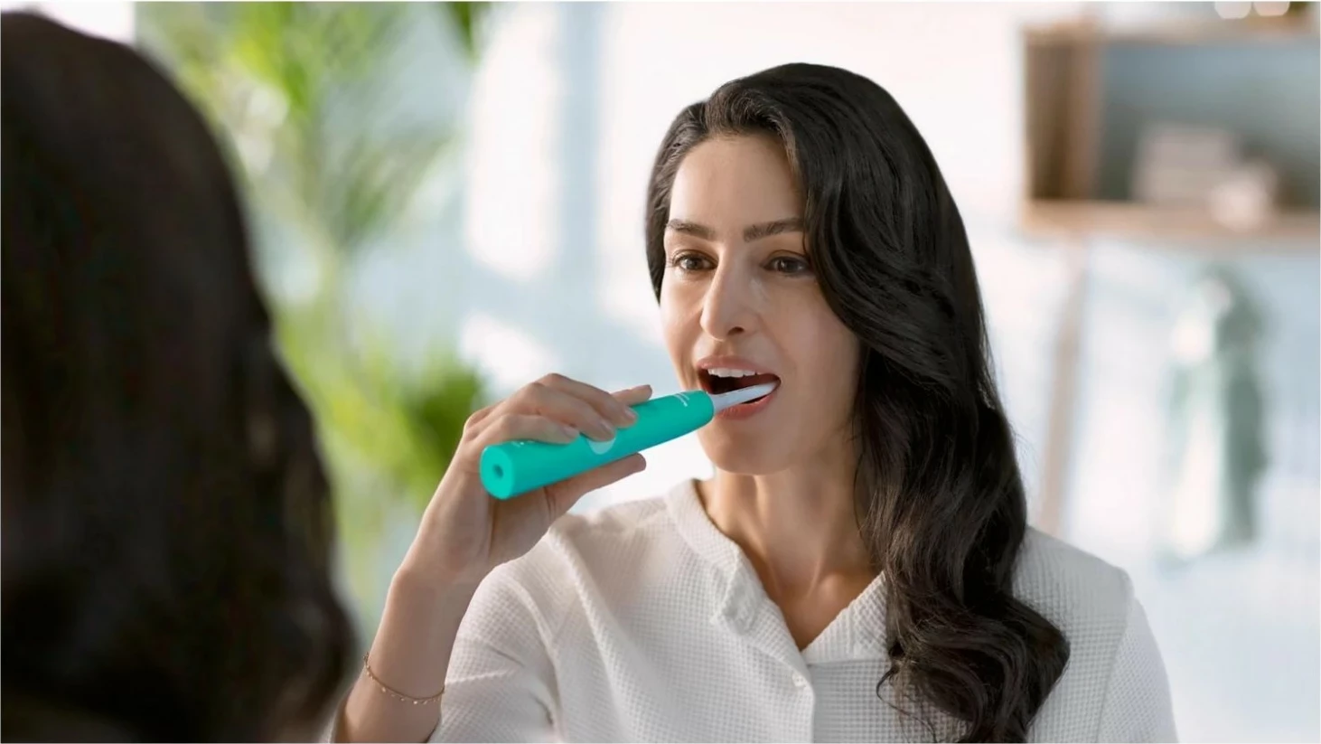 Furçë dhëmbësh sonike Philips Sonicare 4100 HX3689, 2 nivele intensiteti, jeshile