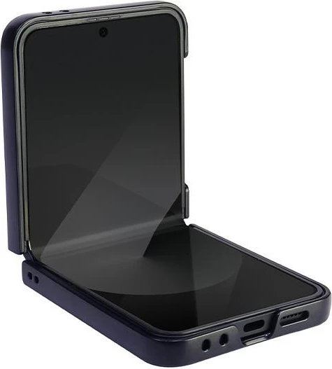 Mbështjellës Audi Synthetic Leather MagSafe për Samsung Galaxy Z Flip 6, i zi