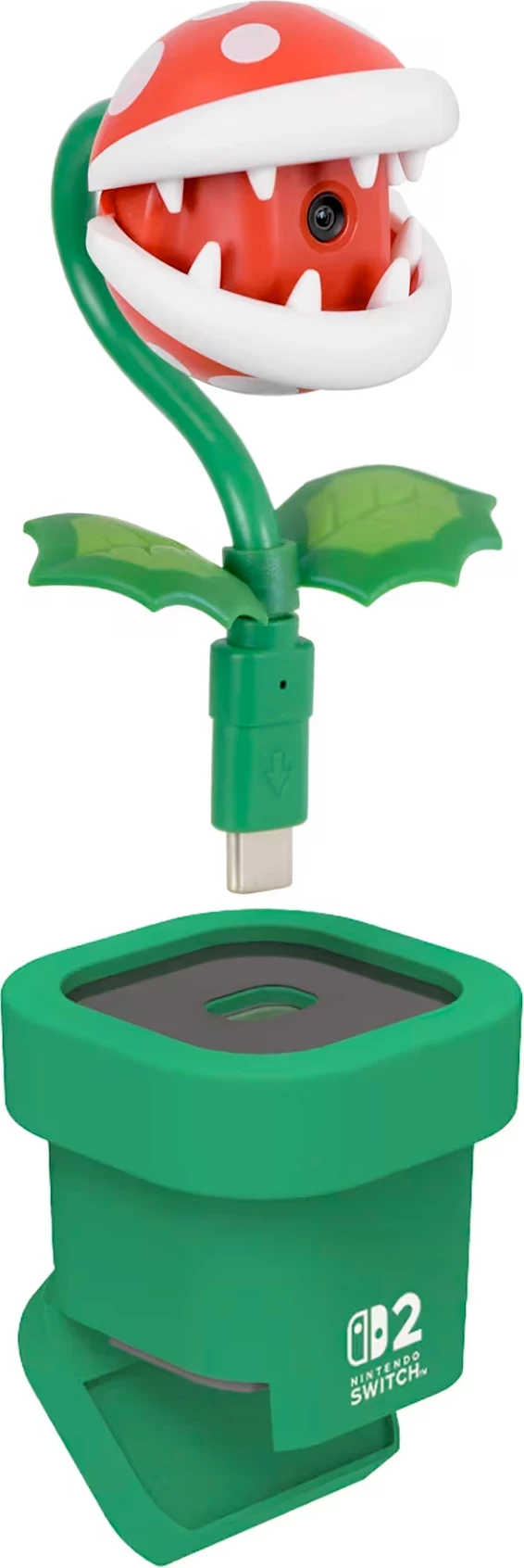 Kamerë gaming Nintendo Switch 2 HORI Piranha Plant, USB-C, Super Mario