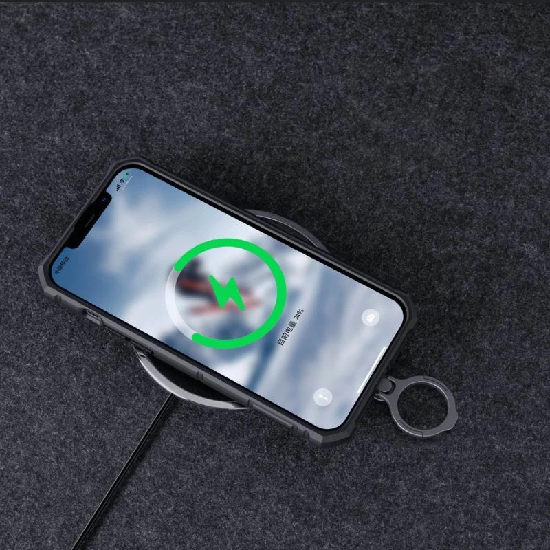 Maskë telefoni Nillkin CamShield Armor Pro iPhone 14 Plus, kaltër [Ngjyra: Kaltër]
