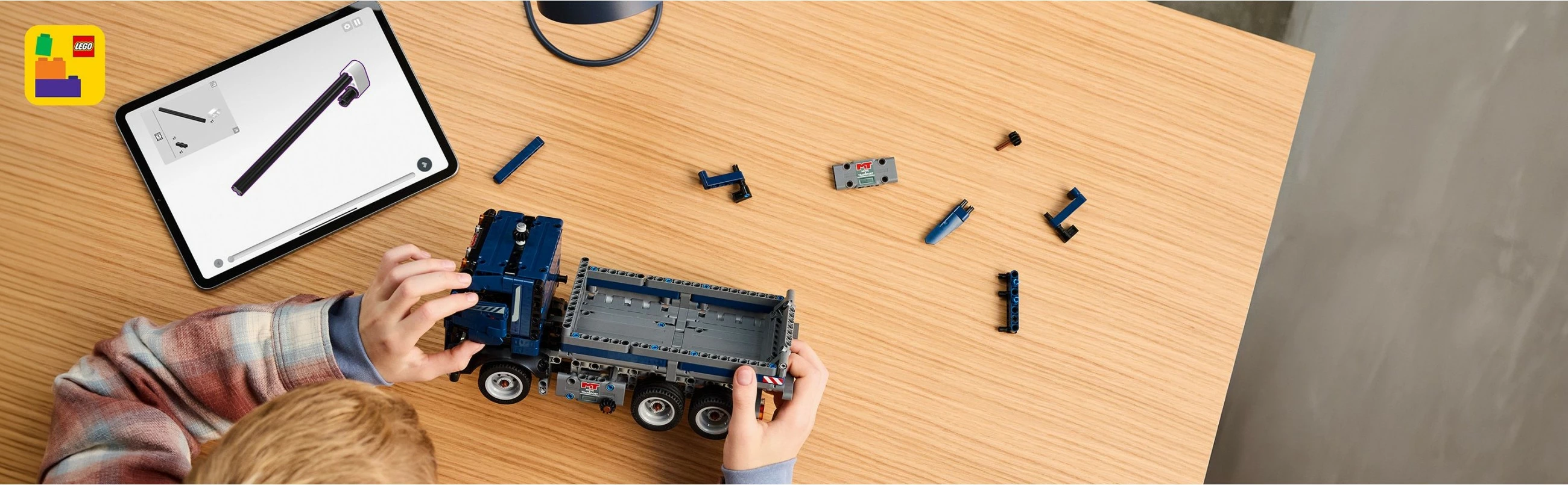 Set ndërtimi LEGO Technic Tipping Dump Truck, 462 pjesë, shumëngjyrësh