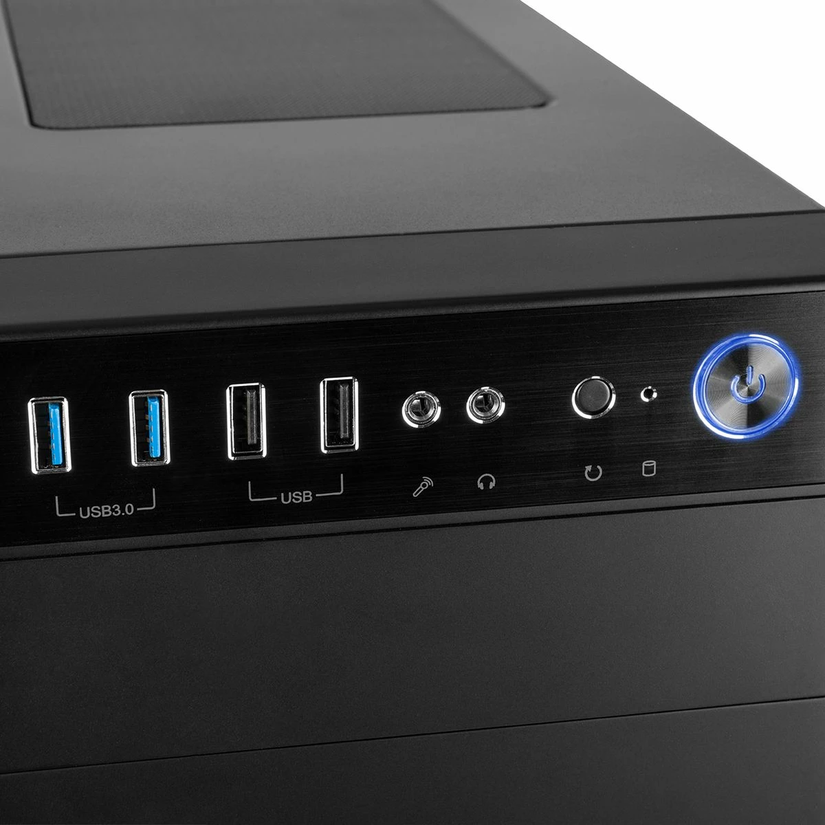 Kasë Modecom Oberon Pro Glass AT-OBERON-PG-10-000000-0002 Midi Tower ATX/Micro-ATX/Mini-ITX, e zezë