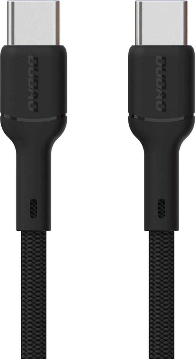 Kabllo USB-C në USB-C Dudao L9C, 1m, 65W, e zezë