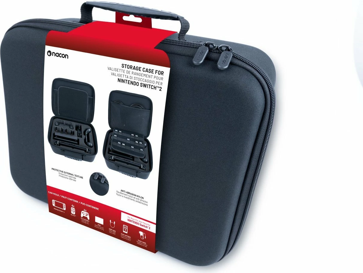 Çantë mbrojtëse për Nintendo Switch 2 Nacon SWITCHNEWSTORAGECASE, blu