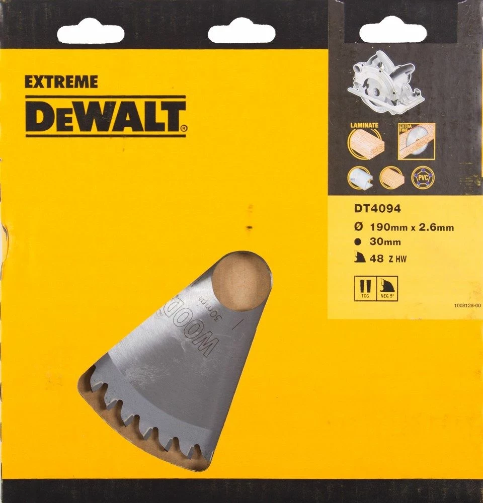 Disk sharrë rrethore DeWalt DT4094 190mm/30mm 48 dhëmbë