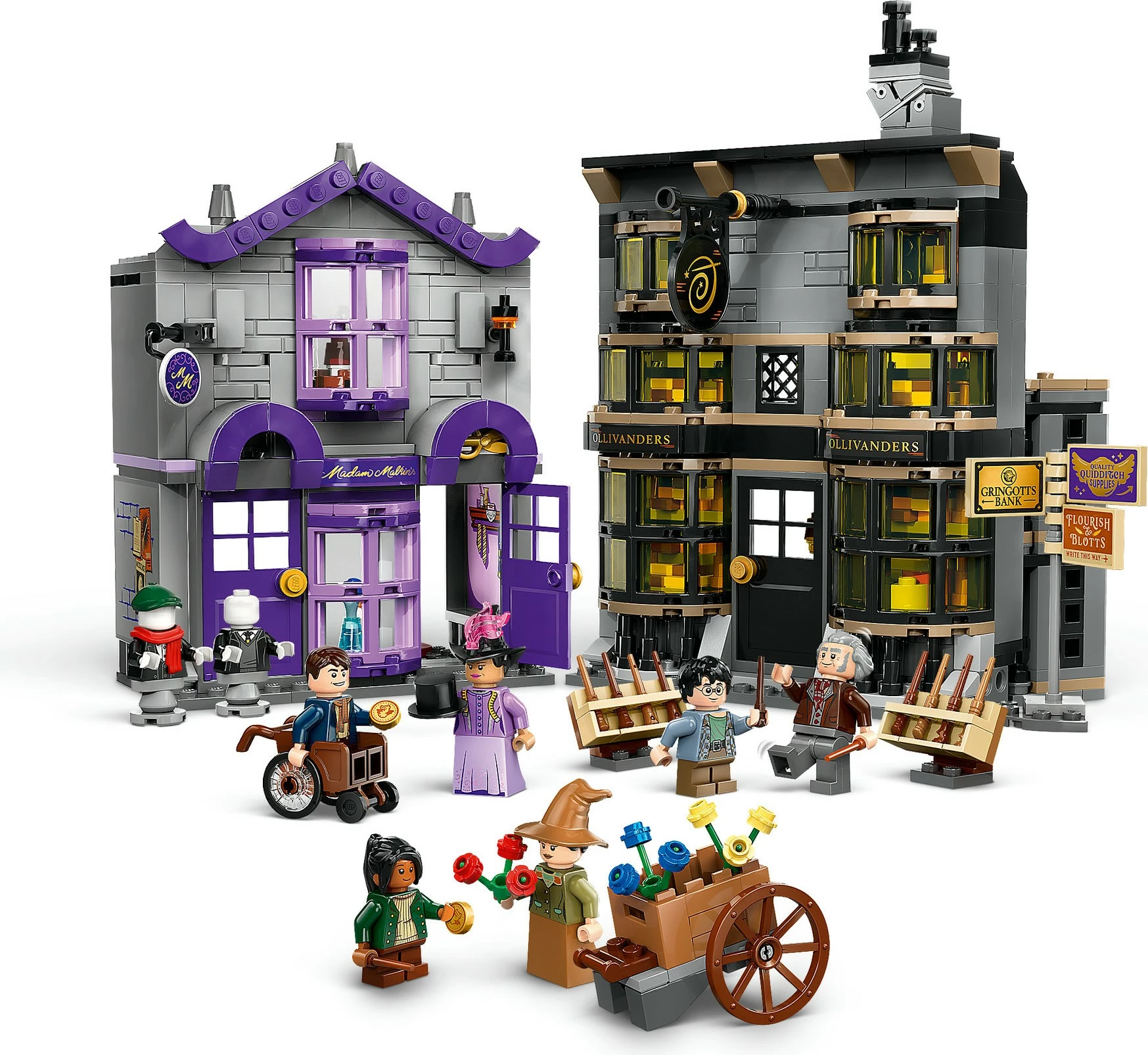 Set ndërtimi LEGO Ollivanders™ & Madam Malkin's Robes, 744 copë, shumëngjyrësh