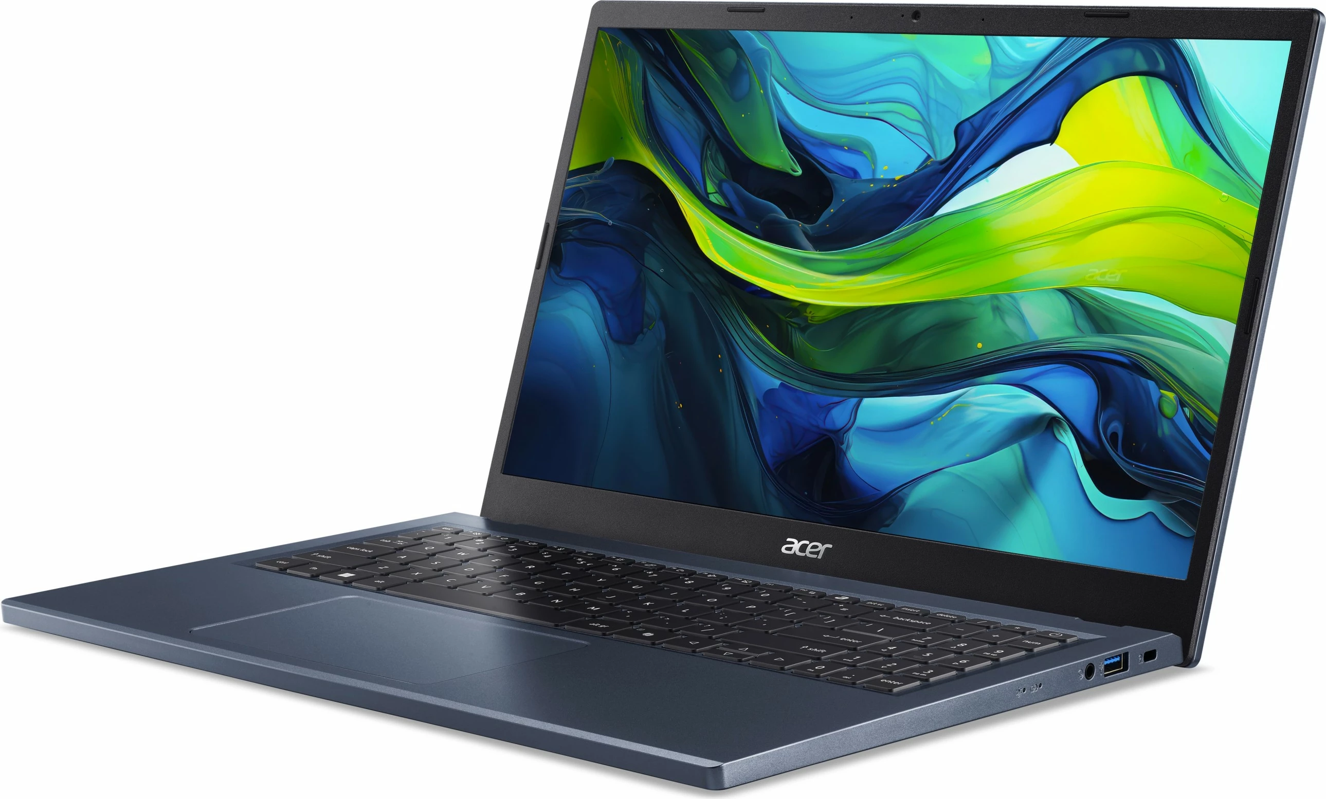 Kompjuter portativ Acer Aspire Go 15 AG15-31P-3957, Intel Core i3-N305, 8GB RAM, 15.6" Full HD, blu