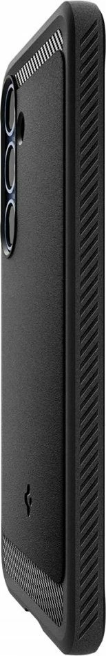Mbështjellës Spigen Rugged Armor Mag MagSafe për Samsung Galaxy S25, TPU i fortë, i hollë, i zi matte