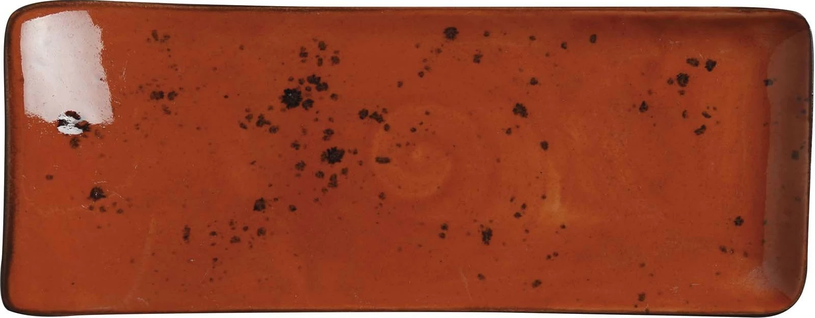 Pjatë servirimi Fine Dine Dahlia 215x90 mm, portokalli, set 6 copë