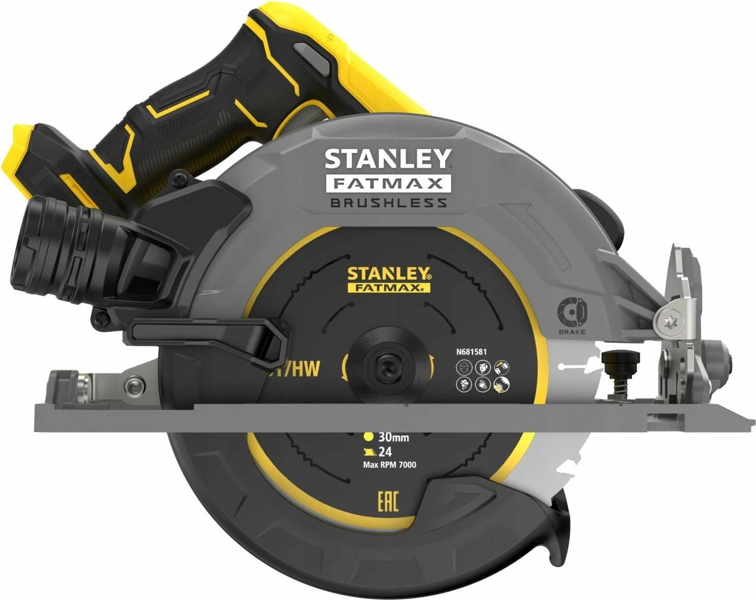 Sharrë rrethore Stanley Fatmax SFMCS551B-XJ 20V 190 mm, pa bateri/pa karikues, e verdhë/zezë