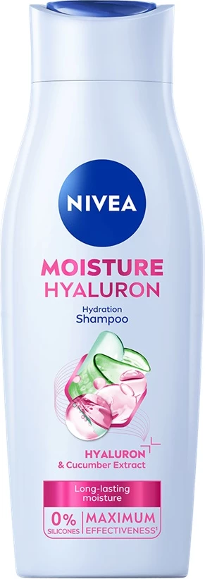 Shampon për femra Nivea Moisture Hyaluron Hydrating, 400ml