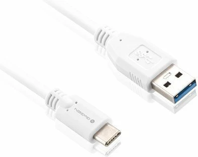 Kabllo Usb GOGEN GOGUSBAC200MM01 (Bardhë, 1m)
