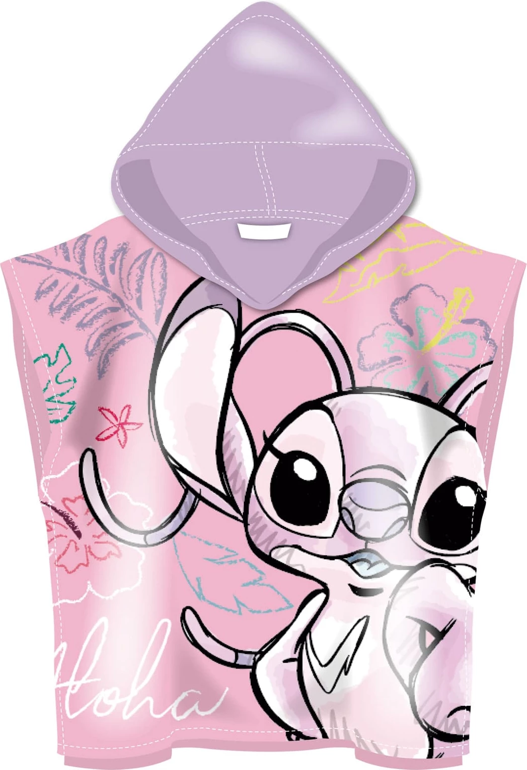 Peshqir Disney Stitchg - Microf Poncho 245G