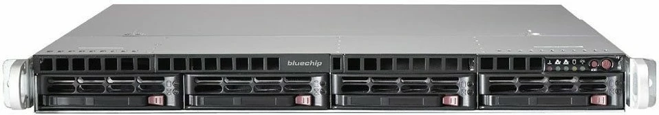 Server rack bluechip SERVERline R31308s, Xeon E-2414, 32GB RAM DDR5, 2x480GB SSD, 1U, gri