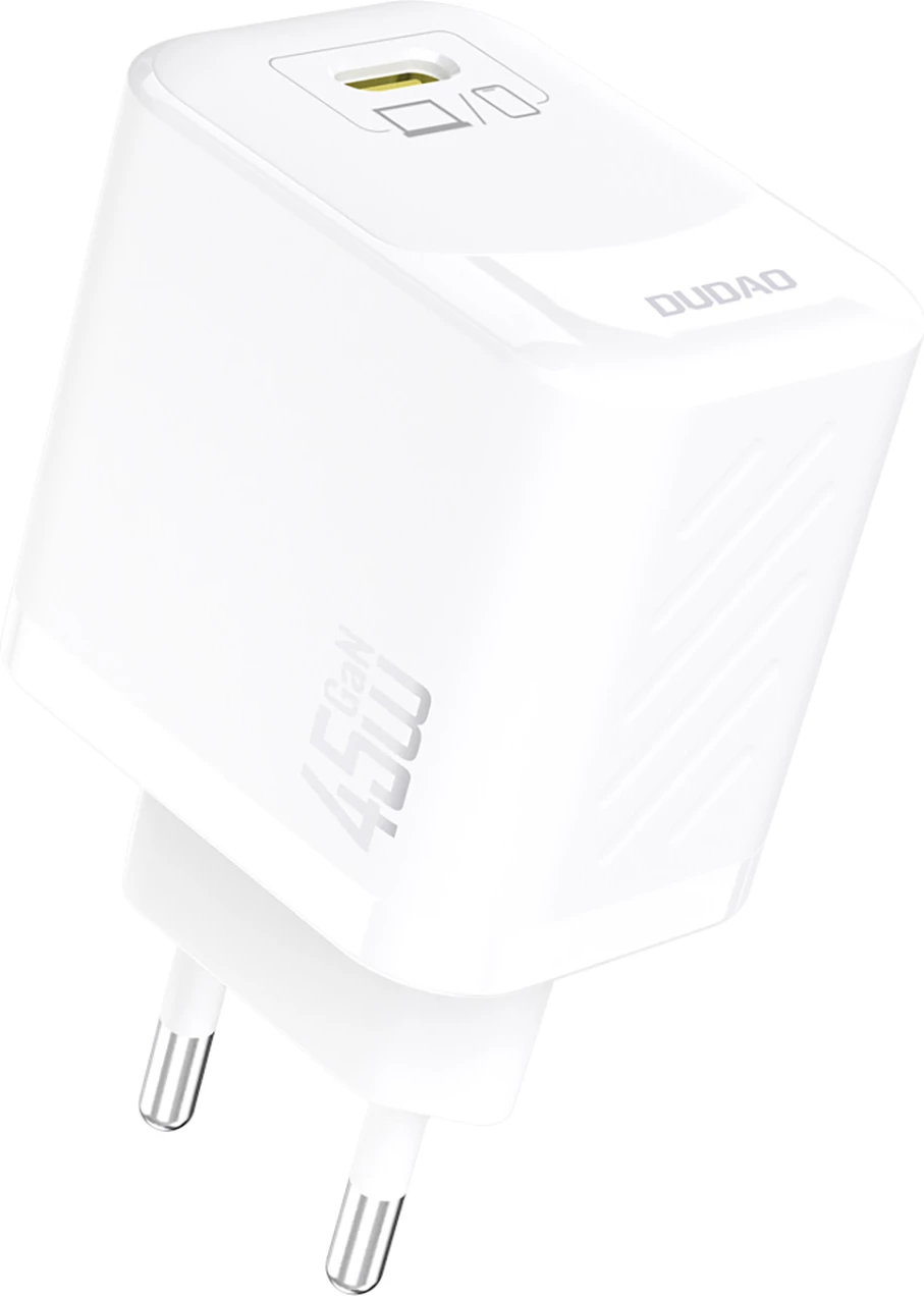 Karikues muri Dudao A28, GaN, 45W, USB-C, i bardhë