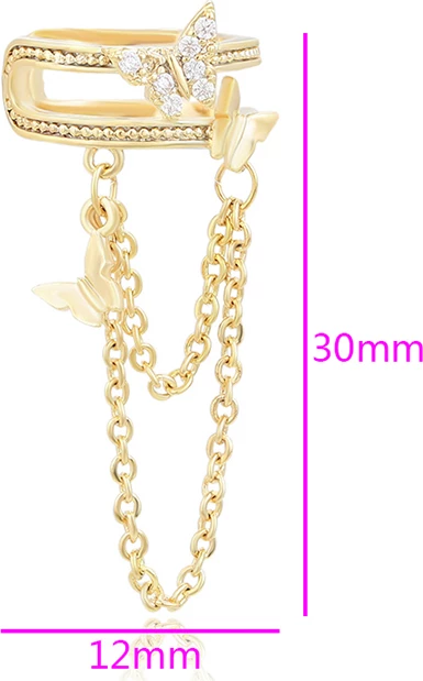 Vath Xuping i praruar në ari 14 karatësh VXFA, Flutra, artë/bardhë