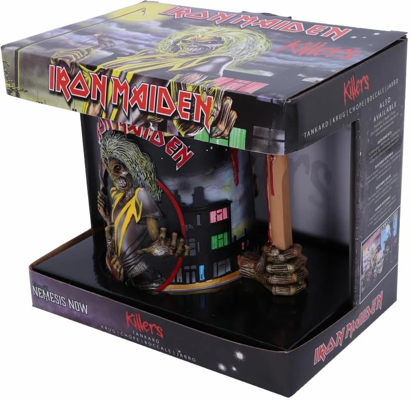 Mug Nemesis Now Iron Maiden Killers, i licencuar zyrtarisht, resin me insert çelik inox