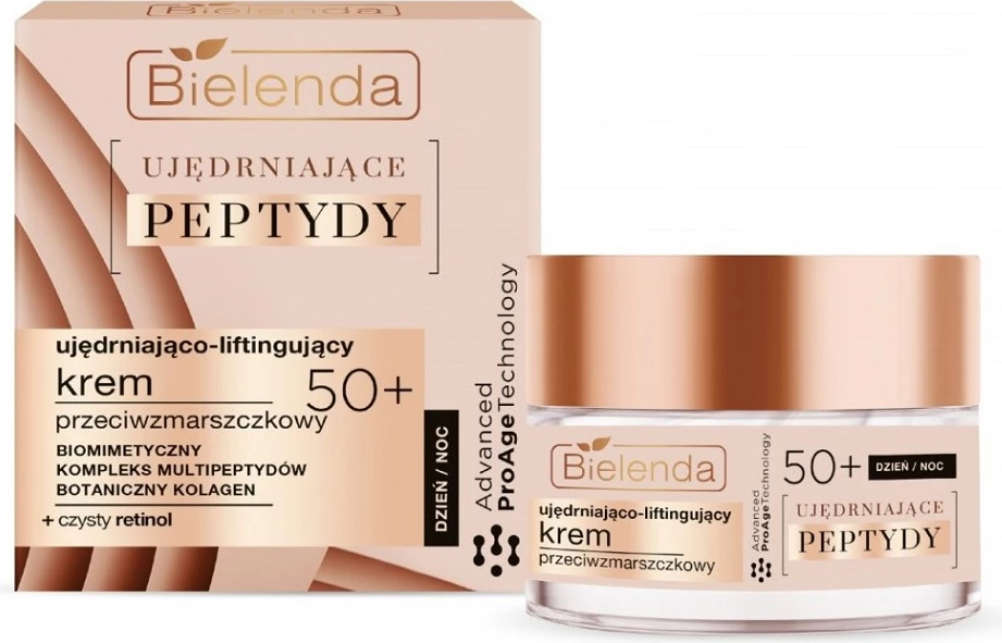 Krem kundër rrudhave për femra Bielenda Firming Peptides 50+ Day & Night, 50ml