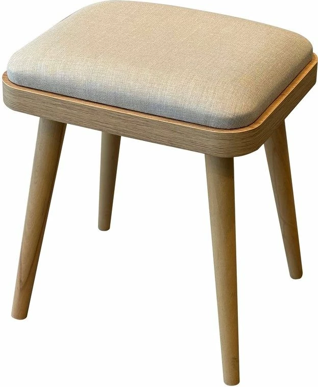 Set tavoline me karrige, zgjatës, 4 pjesë, Skye Decor, Vina Mini 04 1005, ngjyrë lis, krem