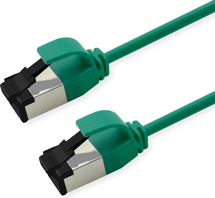 Kabllo rrjeti ROLINE 21.15.3433, Cat8.1, 3 m, S/FTP, RJ-45, 40GbE, e gjelbër
