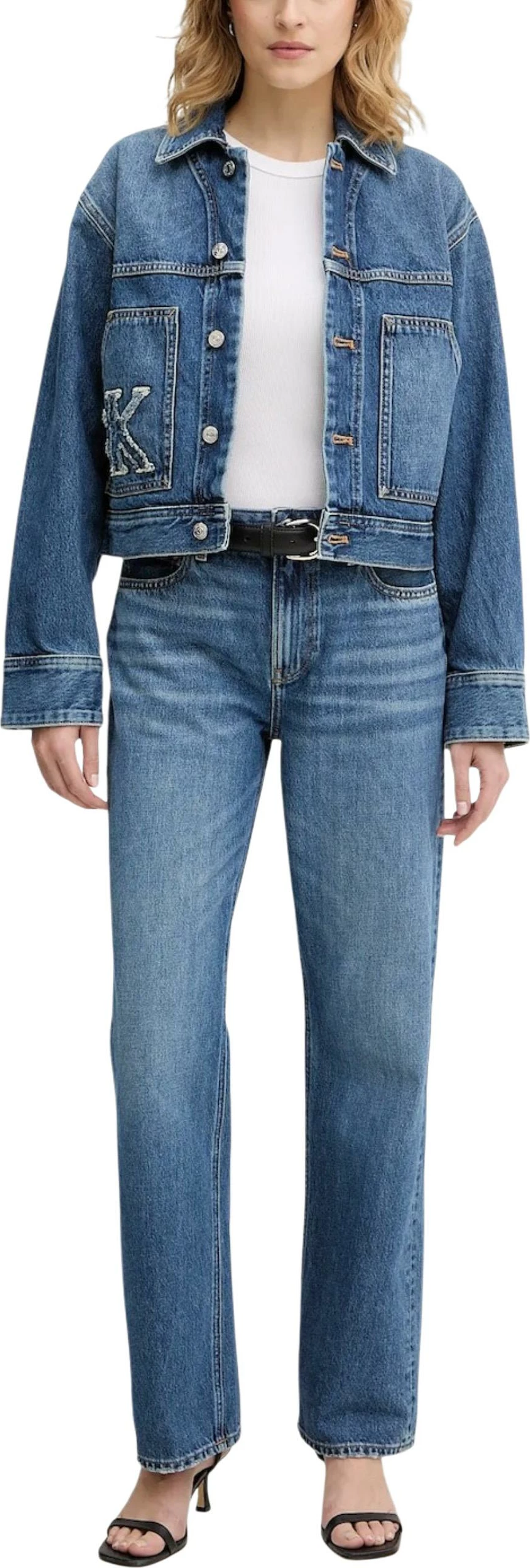 Xhinse për femra Calvin Klein Jeans LV047E704G, denim [Madhësia: W29 L32]
