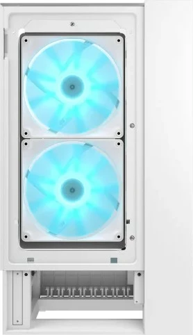 Kasë Cougar OmnyX midi tower, ARGB, e bardhë