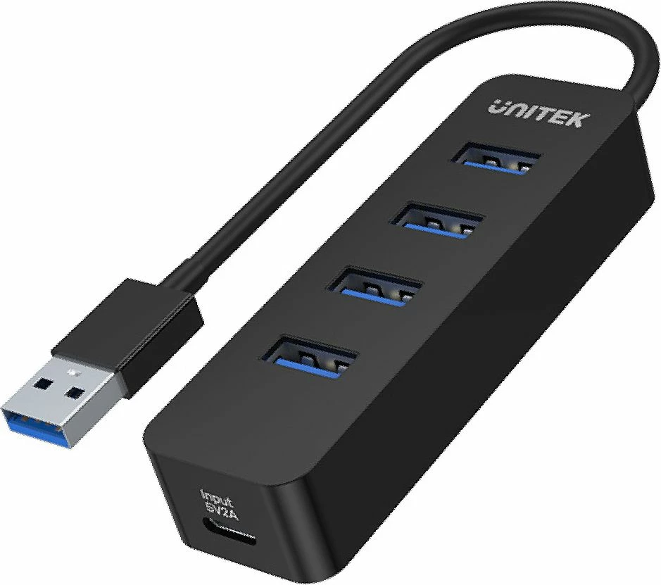 Hub USB Unitek H1117A, 4x USB-A 3.1 Gen1, 5 Gbps, i zi